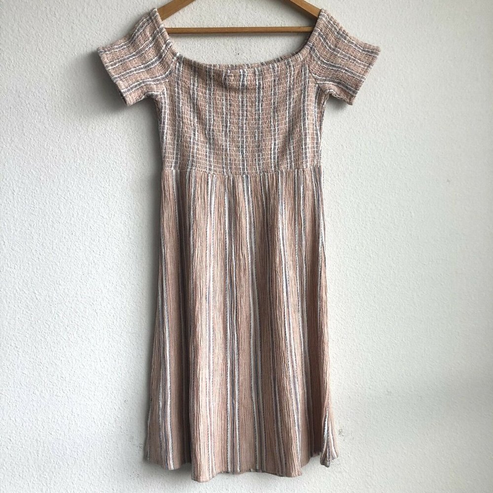 Roxy Pretty Lovers Off The Shoulder Midi Dress L - Picture 7 of 11